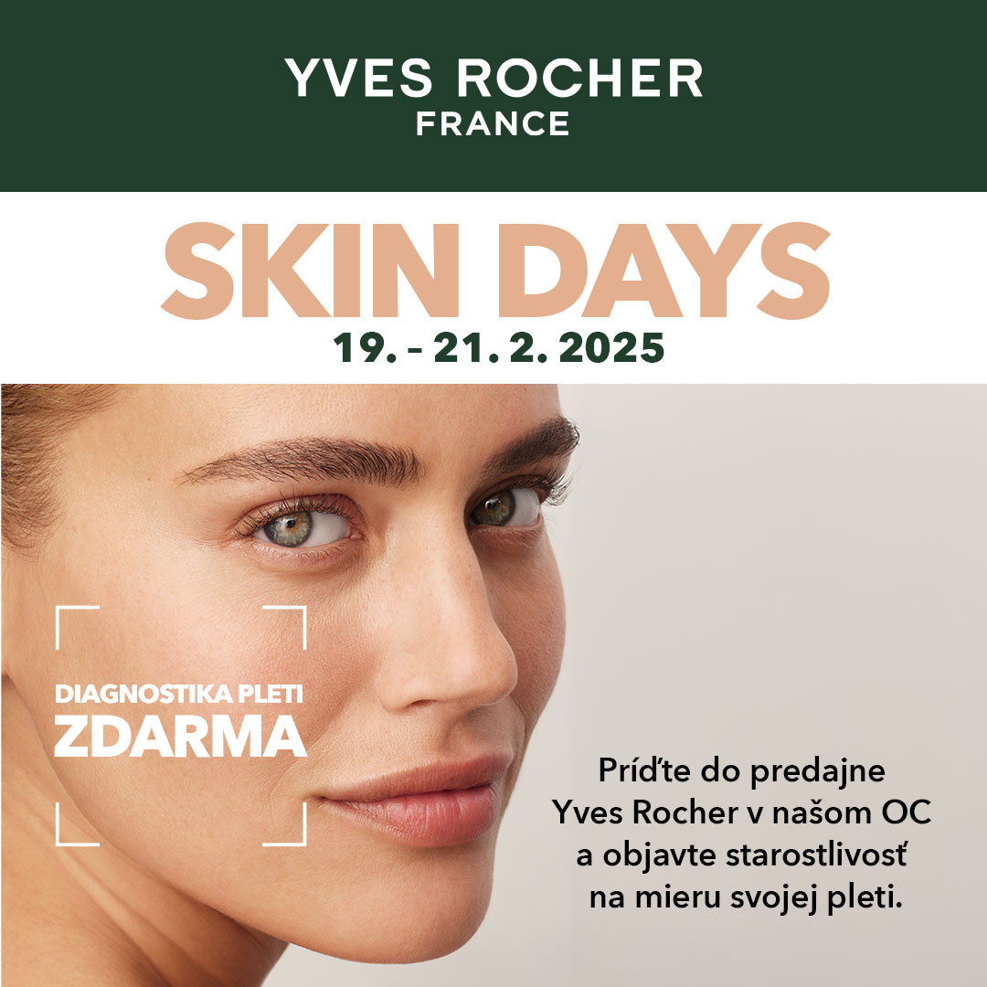 Skin Days v predajni kozmetiky Yves Rocher